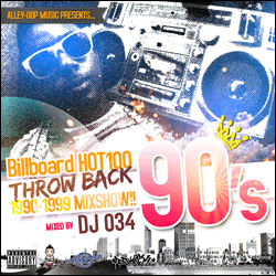 iڍ F DJ 034 (MIX CD) BILLBOARD HOT100 90'S