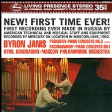 iڍ F BYRON JANIS AND THE MOSCOW PHILHARMONIC ORCHESTRA(LP 180Gdʔ)PROKOFIEV AND RACHMANINOFF CONCERTOSyISPEAKERS CONER RECORDSz