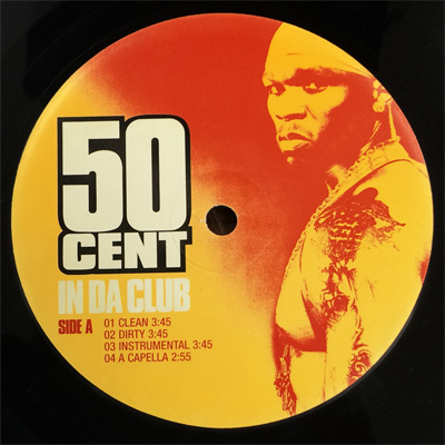 iڍ F yUSEDEÁz50 CENT(LP)IN DA CLUB