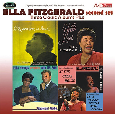 iڍ F ELLA FITZGERALD(2CD)THREE CLASSIC ALBUMS PLUS
