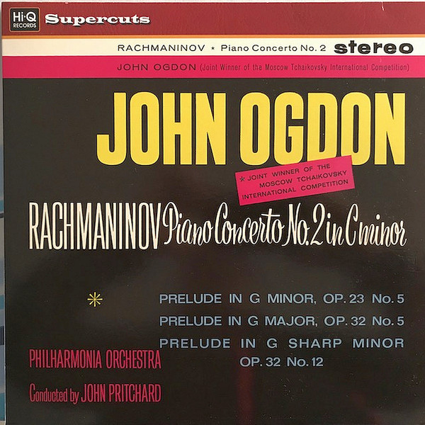 iڍ F ydlR[hZ[!60%OFF!zJohn Ogdon/The Phiharmonia Orchestra(33rpm 180g LP Stereo)Rachmaninov: Piano Concerto No.2 C minor,Op.18