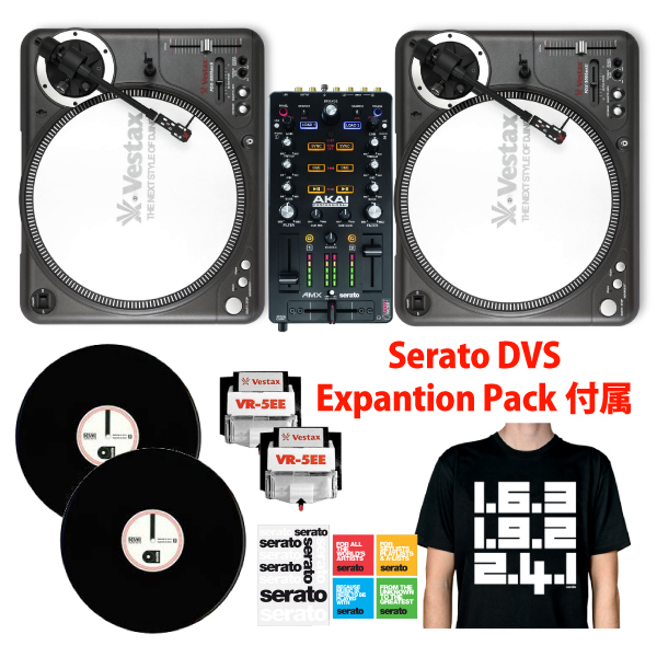 iڍ F Serato DJ^eX^[gAbvZbgI(PDX-3000MKIIx2/AMX/VR-5Ex2/p1772x2/DVS Expantion Pack)ʌSeratoXebJ[&TVcv[gI