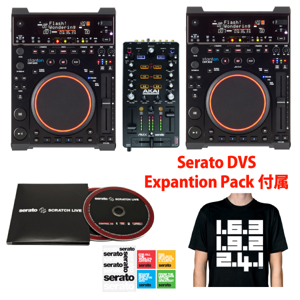 iڍ F AKAI AMX/Serato DJ荠CDJX^[gAbvZbgI(CMP.800x2/AMX/p7215/DVS Expantion Pack)ʌSeratoXebJ[&TVcv[gIHOW TO DJu iI