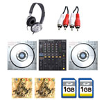 ���i�ڍ� �F SL-DZ1200�f�W�^���ŋ�MIX�Z�b�g�iSLDZ1200/DJM800/SD�J�[�h1GBx2�j���E�H�[���}�O�v���[���g�I��CD5���t���I