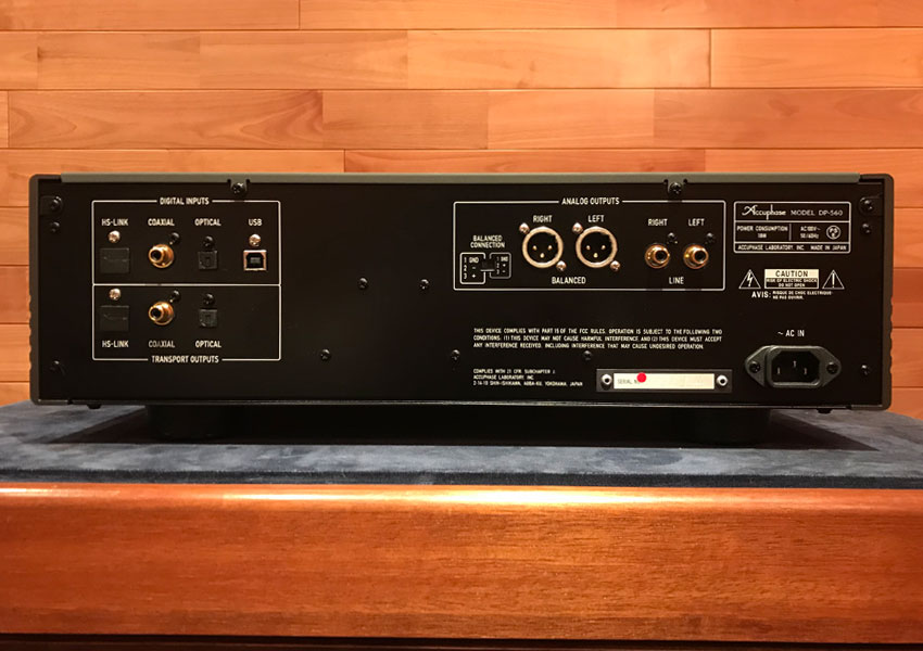 ACCUPHASE/CDプレーヤー/DP-560