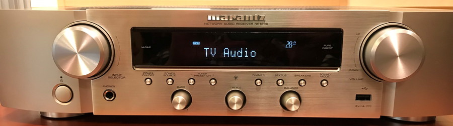 TV音声もHiFiアンプで。】Marantzのネットワークレシーバー「NR1200 TV音声もHiFiアンプで。】Marantzのネットワークレシーバー「NR1200