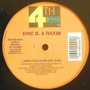 iڍ F ERIC B. & RAKIM(12) MOVE THE CROWD/PAID IN FULL