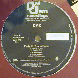 iڍ F DMX(12) PARTY UP (UP IN HERE)