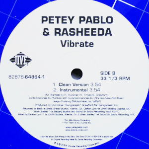 iڍ F PETEY PABLO & RASHEEDA(12) VIBRATE
