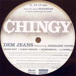 iڍ F CHINGY FEAT. JERMAINE DUPPRI(12) DEM JEANS