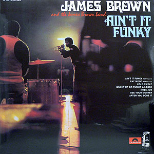 iڍ F JAMES BROWN(LP) AIN'T IT FUNKY