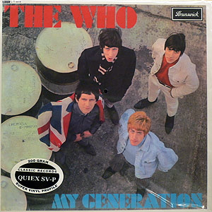 iڍ F THE WHO@(UEt[)@(LP 180gdʔ)@^CgFMY GENERATION