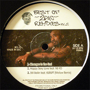 iڍ F 2 PAC(12) BEST OF 2PAC REMIXES VOL.2
