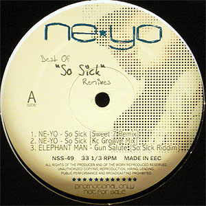 iڍ F NE-YO(12) BEST OF SO-SICK REMIXES