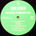 ���i�ڍ� �F FREE SPEECH(12) EVERY THING IS DEFFERENT NOW