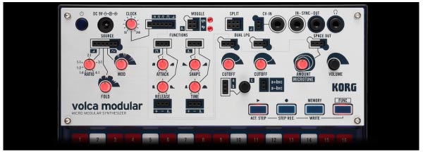 KORGのモジュラーシンセサイザー、volca modularのご紹介です。