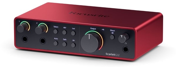 Focusriteからレコーディングに最適な「Scarlett 2i2 gen4」が新たに