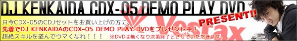 DJ KENKAIDA CDX-05 DEMO PLAY DVD�v���[���g���I