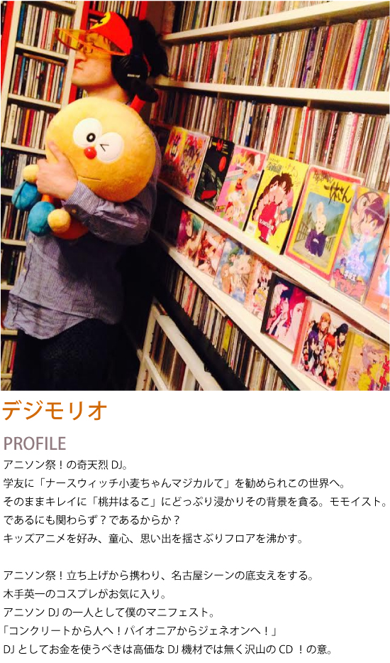 デジモリオ プロフィール