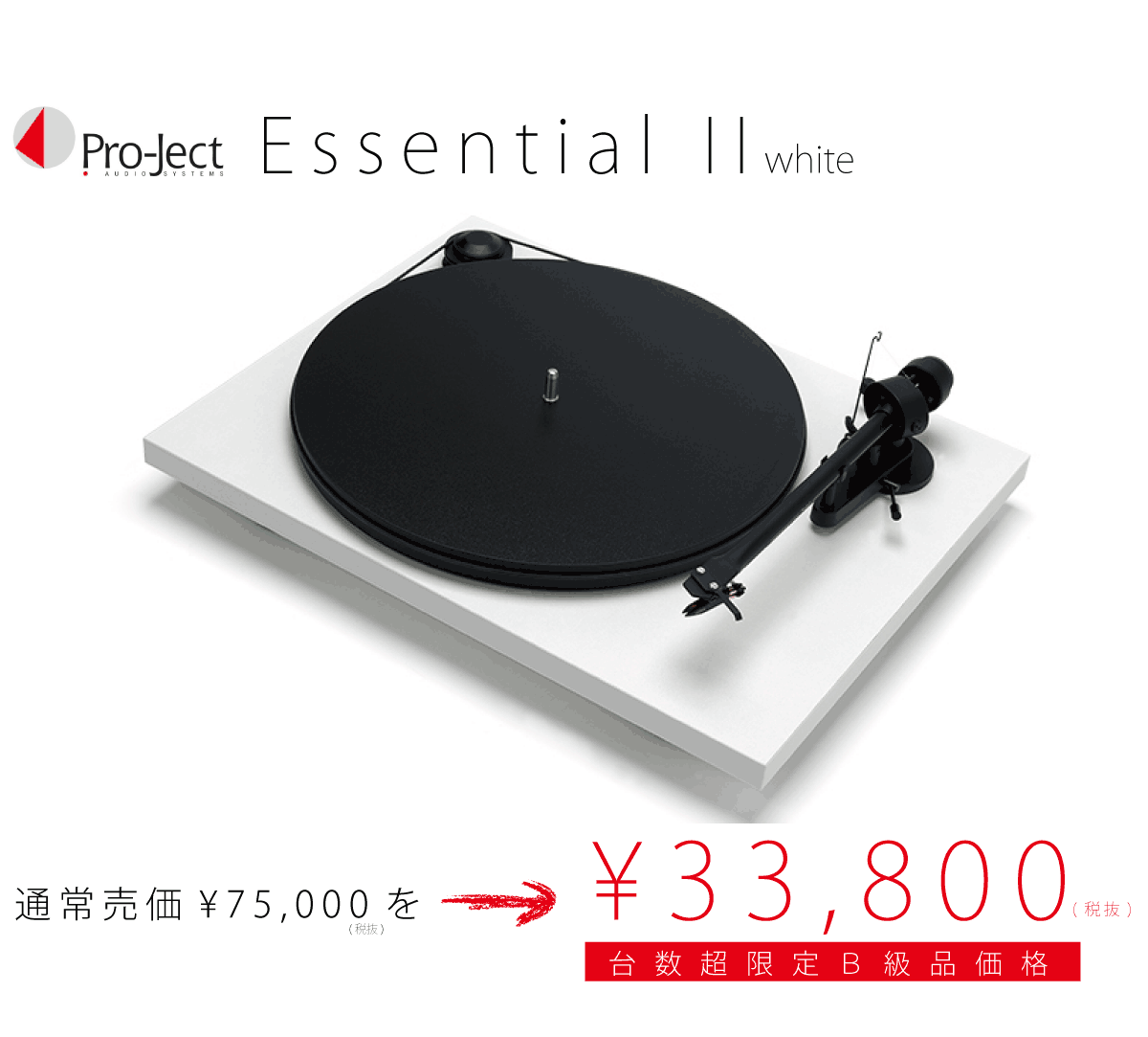 Pro-Ject VINYL PLAYER SALE!】【メーカーB級品】Pro-Ject/レコード