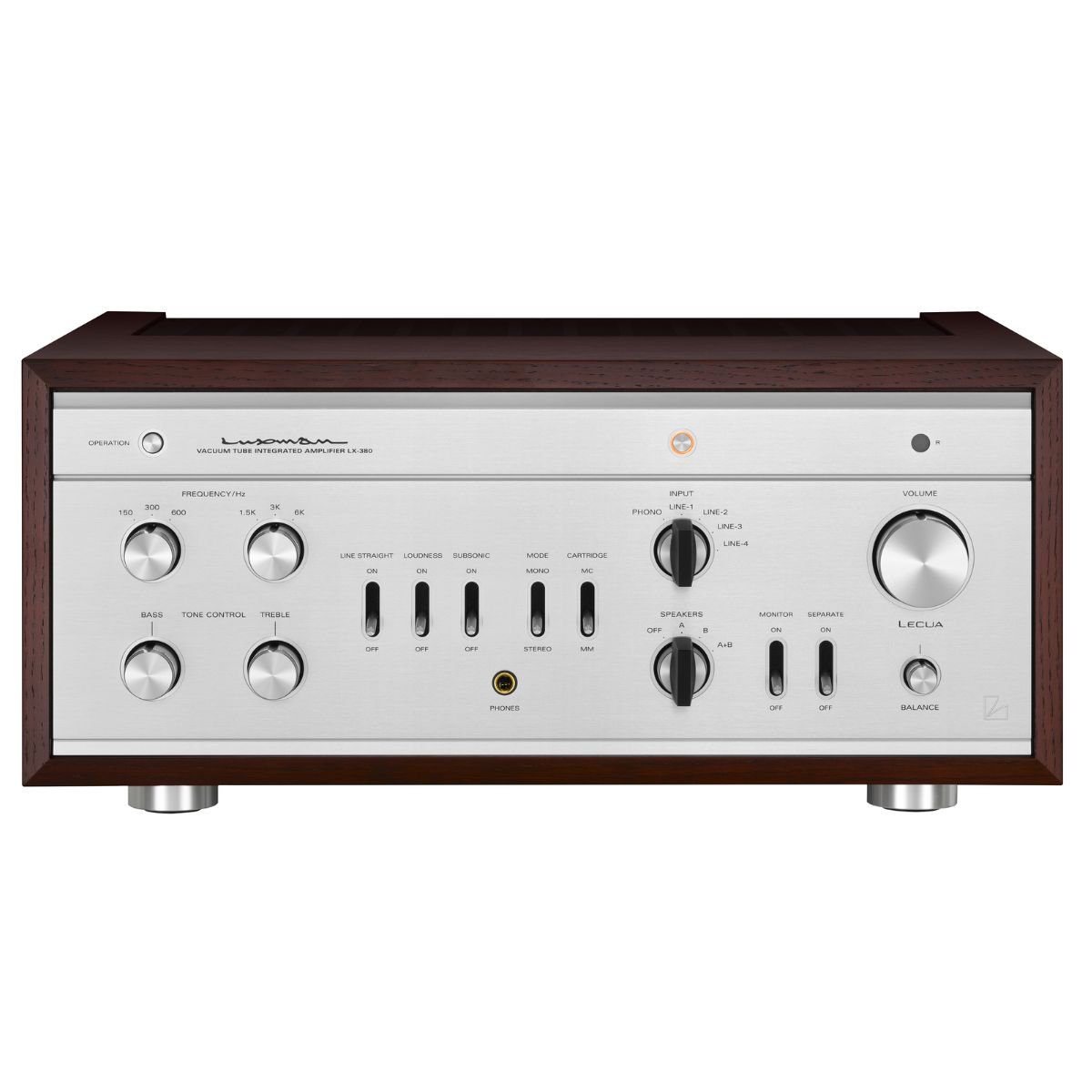 LUXMAN/真空管プリメインアンプ/LX-380のご紹介です。