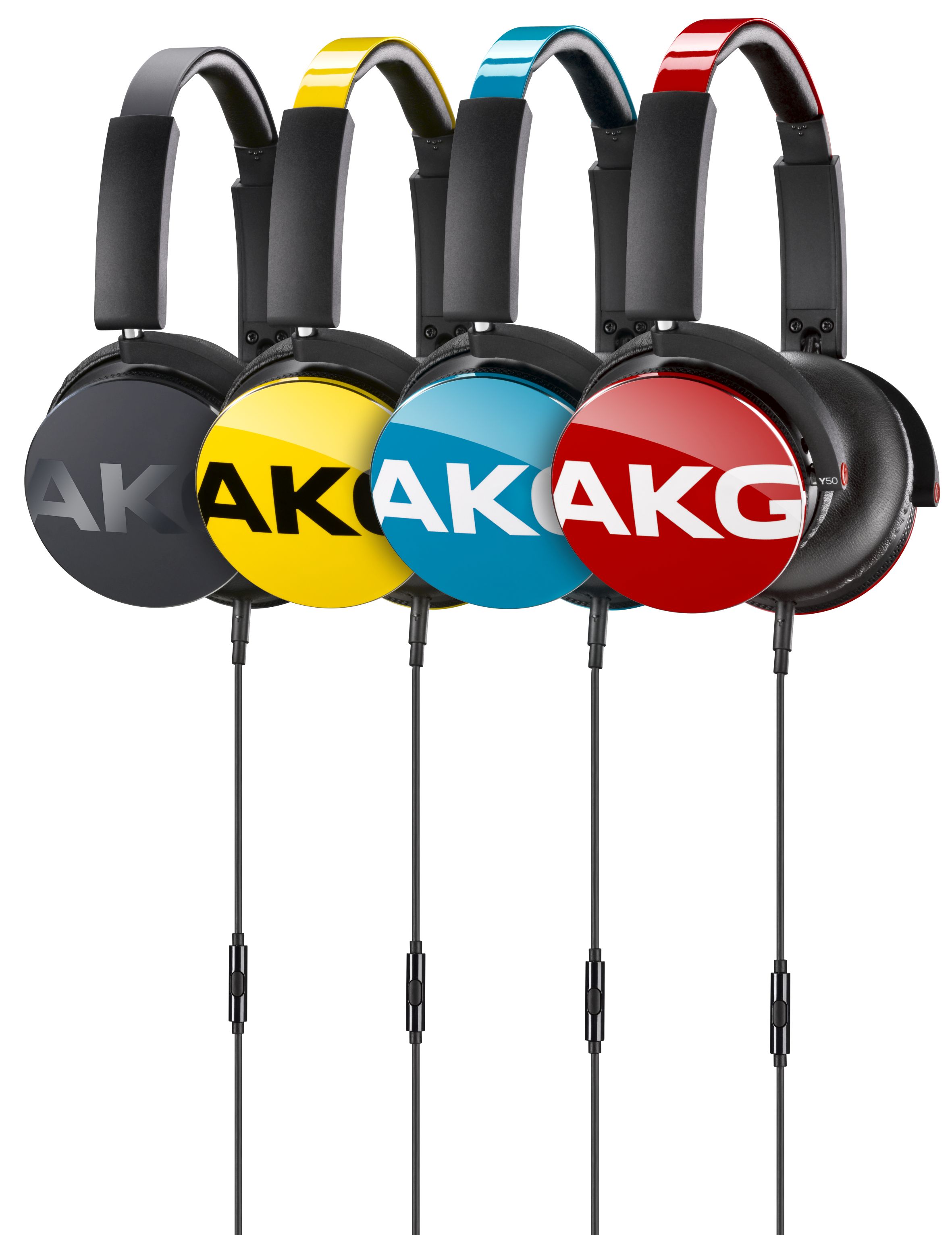 AKG Y50 ヘッドホン 密閉型　ブルー