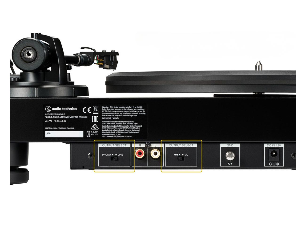 audiotechnica at lp7x