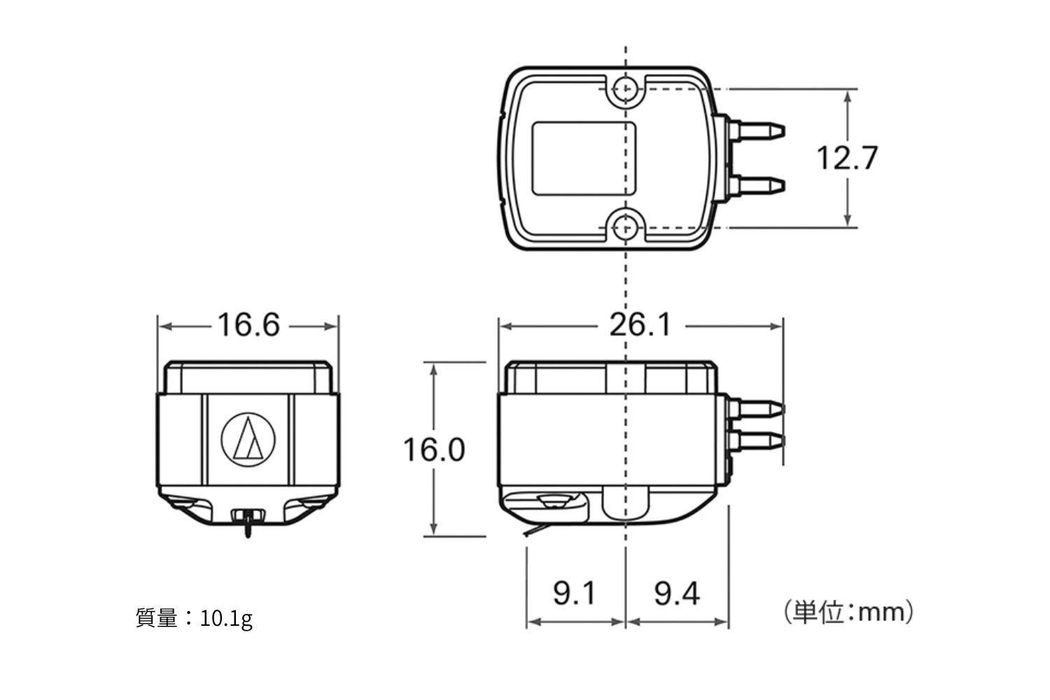 audio tecchnica at33x mono 1