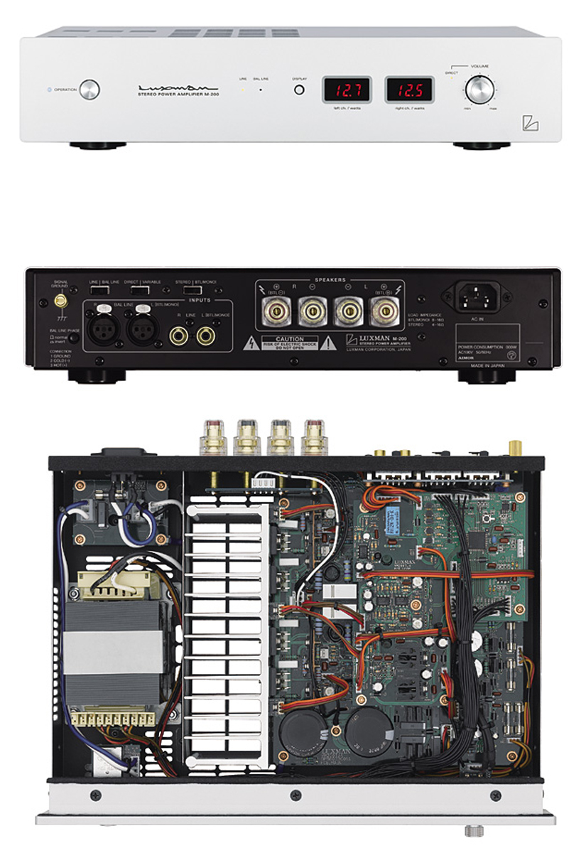 LUXMAN M-200 ラックスマン　パワーアンプ