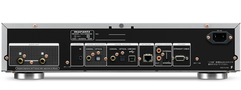 Marantz ネットワークオーディオプレーヤー ハイレゾ音源対応 インターネットラジオ USB-DAC シルバーゴールド NA8005 FN