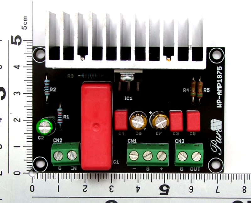 Wonder Pure/モノ・パワーアンプ基板完成品/WP-AMP1875/