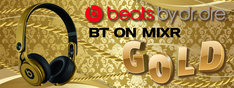 beats mixr BT ON MIXR Gold