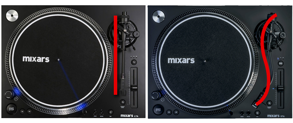 mixarsのS字アーム採用DJターンテーブル STA 2台セット