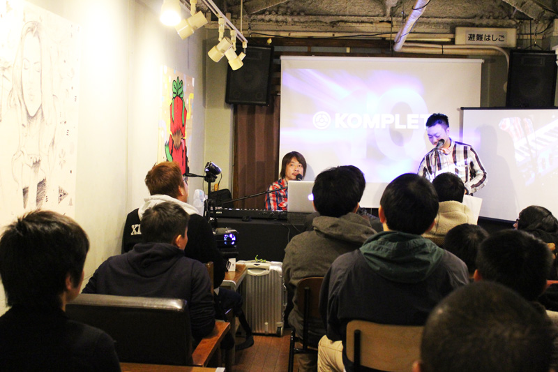 2014/12/6@cafe dodo NATIVE INSTRUMENTS WORK SHOP TRAKTOR編