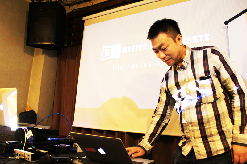 2014/12/6@cafe dodo NATIVE INSTRUMENTS WORK SHOP@nakamura