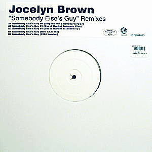 iڍ F JOCELYN BROWN(12) SOMEBODY ELSE'S GUY REMIXES