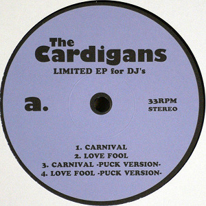 iڍ F THE CARDIGANS(12) LIMITED EP FOR DJ'S