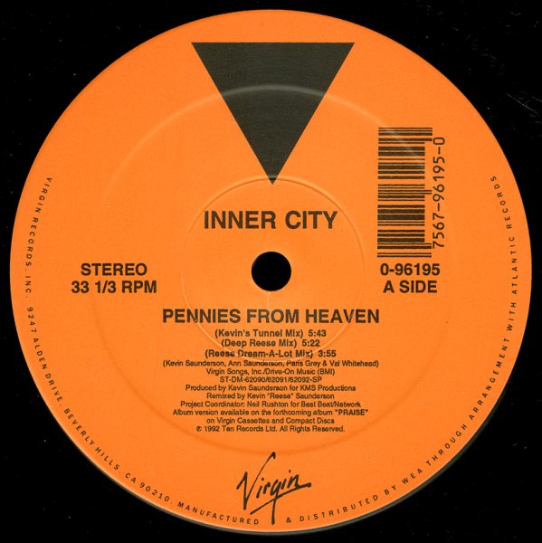 商品詳細 ： 【中古・USED】INNER CITY(12) PENNIES FROM HEAVEN【HOUSE】【TECHNO】【GARAGE】