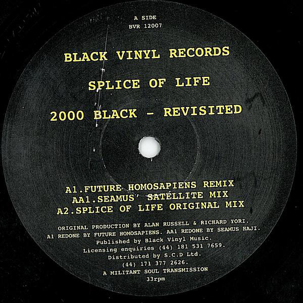 商品詳細 ： 【中古・USED】SPLICE OF LIFE(12) 2000 BLACK - REVISITED【HOUSE】