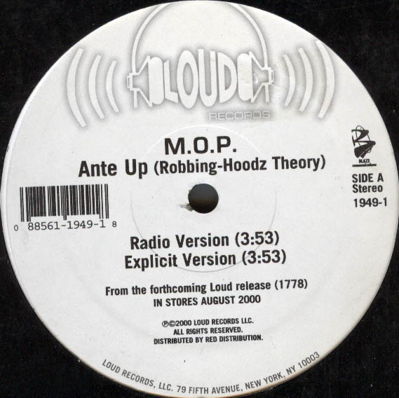 iڍ F yÁEUSEDzM.O.P.(12) ANTE UP (ROBBING-HOODZ THEORY)