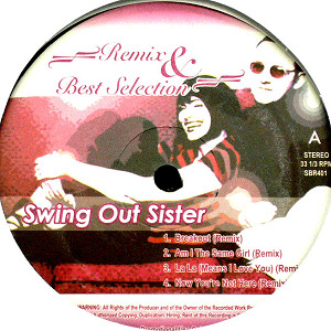 iڍ F SWING OUT SISTER(12) BREAKOUT (REMIX & BEST SELECTION)