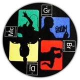 商品詳細 ： FROSTED BUTTER RUGS / スリップマット / 4 ELEMENTS (2枚入)