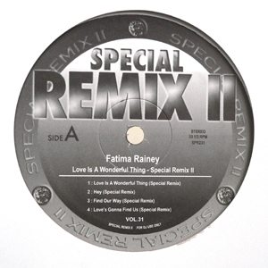 FATIMA RAINEY(12) LOVE IS A WONDERFUL THING REMIX -DJ機材アナログ