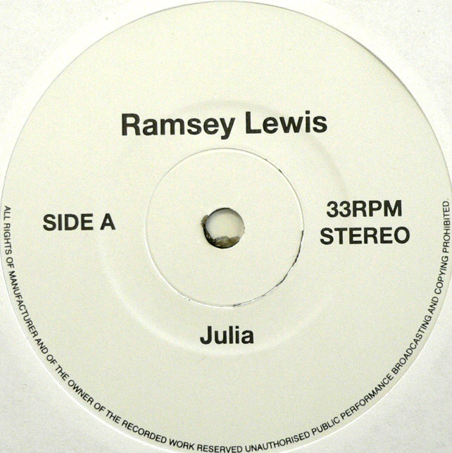 iڍ F RAMSEY LEWIS(EP) JULIA