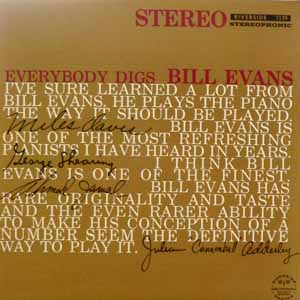 商品詳細 ： BILL EVANS TRIO　(ビル・エヴァンス)　(LP)　タイトル名：EVERYBODY DIGS BILL EVANS