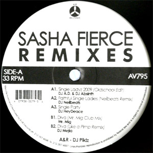 BEYONCE(12) SINGLE LADYZ / DIVA AV8 REMIXES -DJ機材アナログ