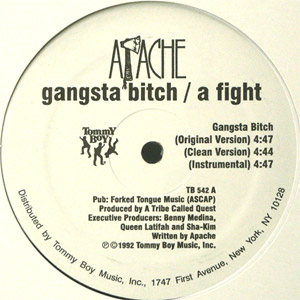 iڍ F APACHE(12) GANGSTA BITCH / A FIGHT