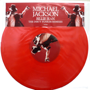 MICHAEL JACKSON(12) BILLIE JEAN (THE DIATY FUNKER REMIXES)【レッドカラー特殊盤！】  -DJ機材アナログレコード専門店OTAIRECORD