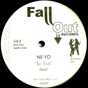 NE-YO So Sick (Remix) レコード NE-YO(12) SO SICK (DFA REMIX) -DJ機材アナログレコード専門店OTAIRECORD