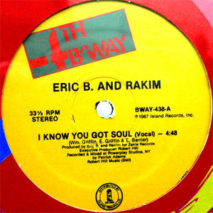 ERIC B. & RAKIM(12) I KNOW YOU GOT SOUL -DJ機材アナログレコード 